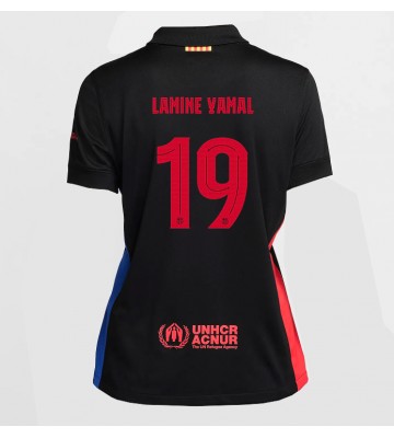 Barcelona Lamine Yamal #19 Replika Udebanetrøje Dame 2024-25 Kortærmet